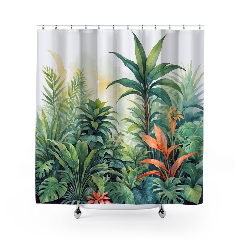 Rideau de douche Floral