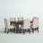 Adler 6 - Person Four Leg Dining Set-1260366896