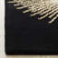 Tapis noir / beige en laine touffetée à la main Olivarria-66930998