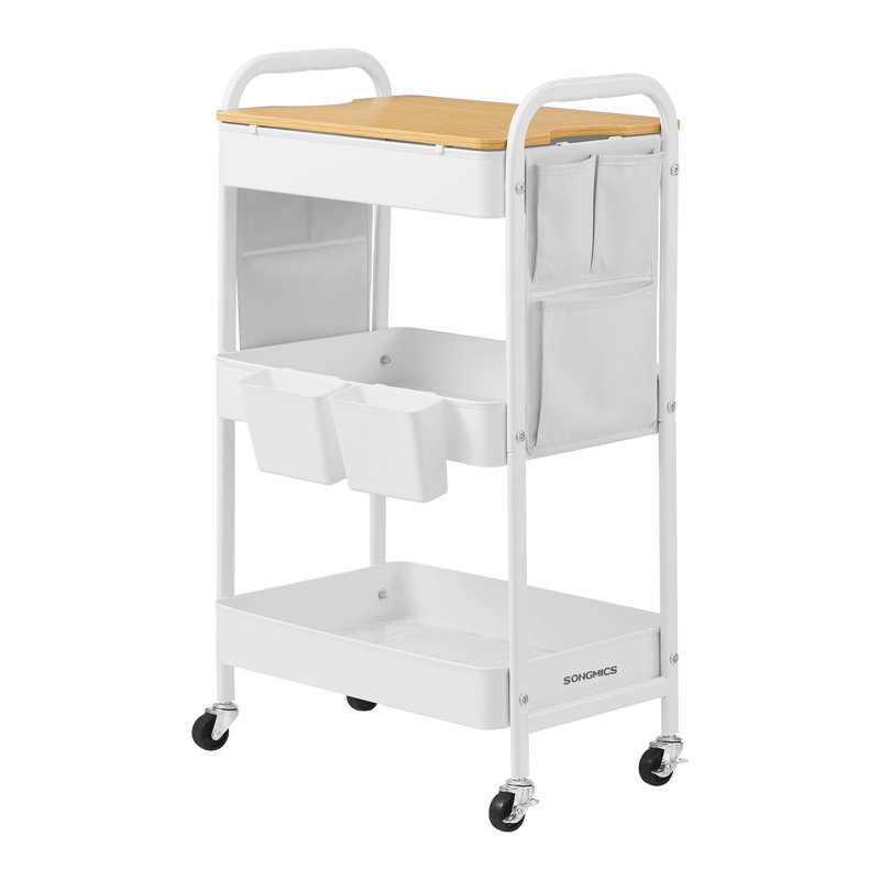 Sekhar Kitchen Cart, White