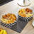 Modern 8.9" Divided Serving Tray With Lid 2 Tiered Snack Tray Food Storage Containers