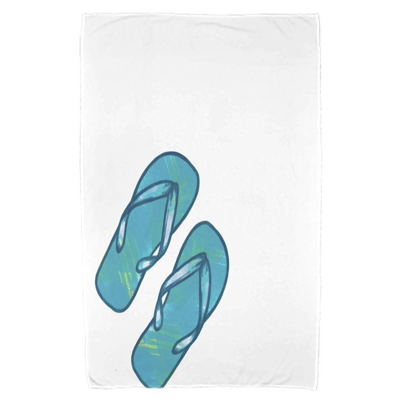 Serviette de plage Eastbourne, Blanc