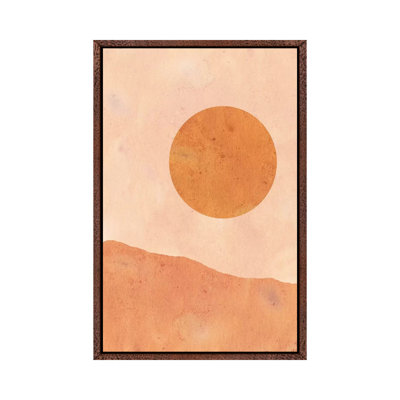 Moon In The Desert by Whales Way - Print on Canvas