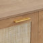 Rattan Storage Sideboard Buffet Cabinet-1222694188