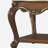 Honey Oak End Table with Bottom Shelf