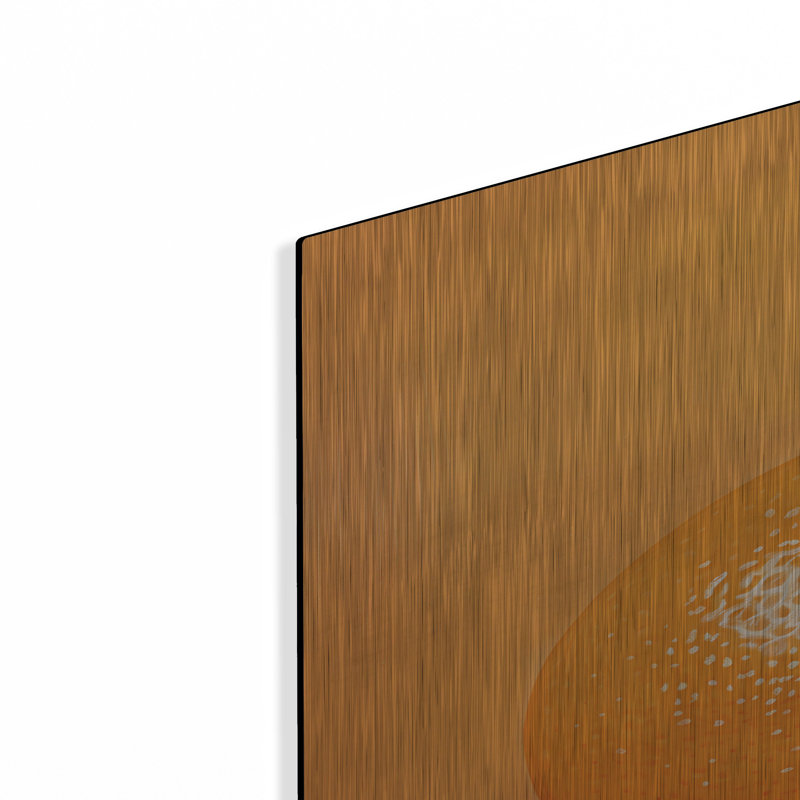 Orange' by Andreas Magnusson Metal Wall Art, 36" H x 24" W