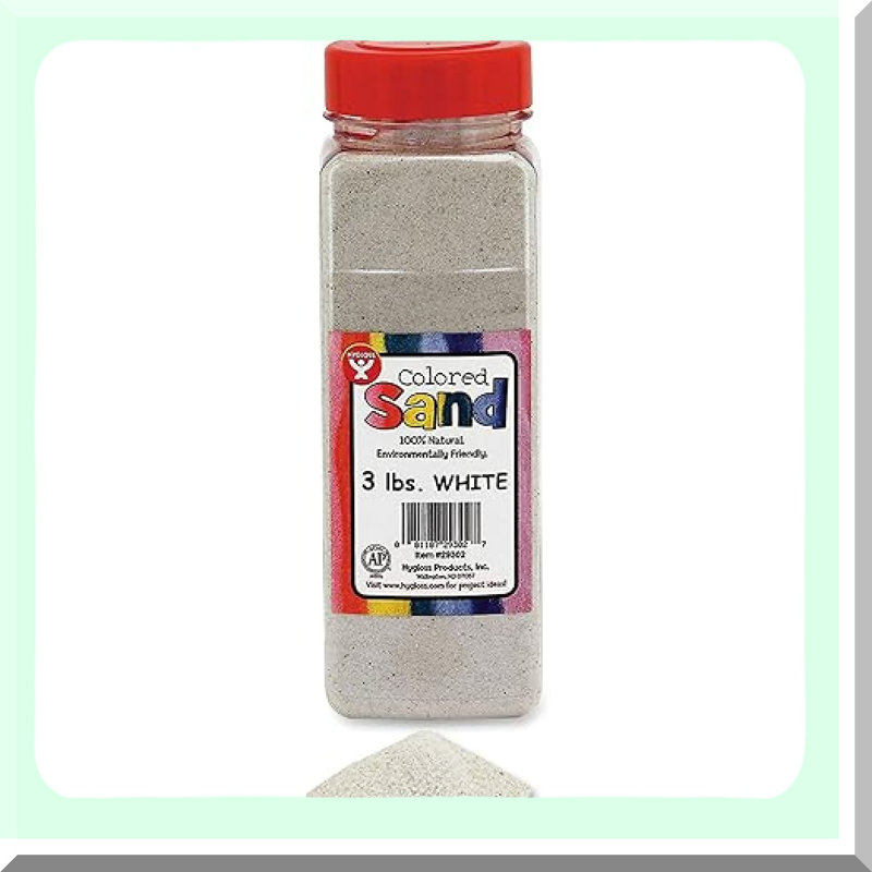 Colored White Sand for Kids Ages 4+