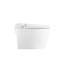 Combiné de bidet de toilette intelligent avec buse autonettoyante, siège chauffant, veilleuse, commande à bouton