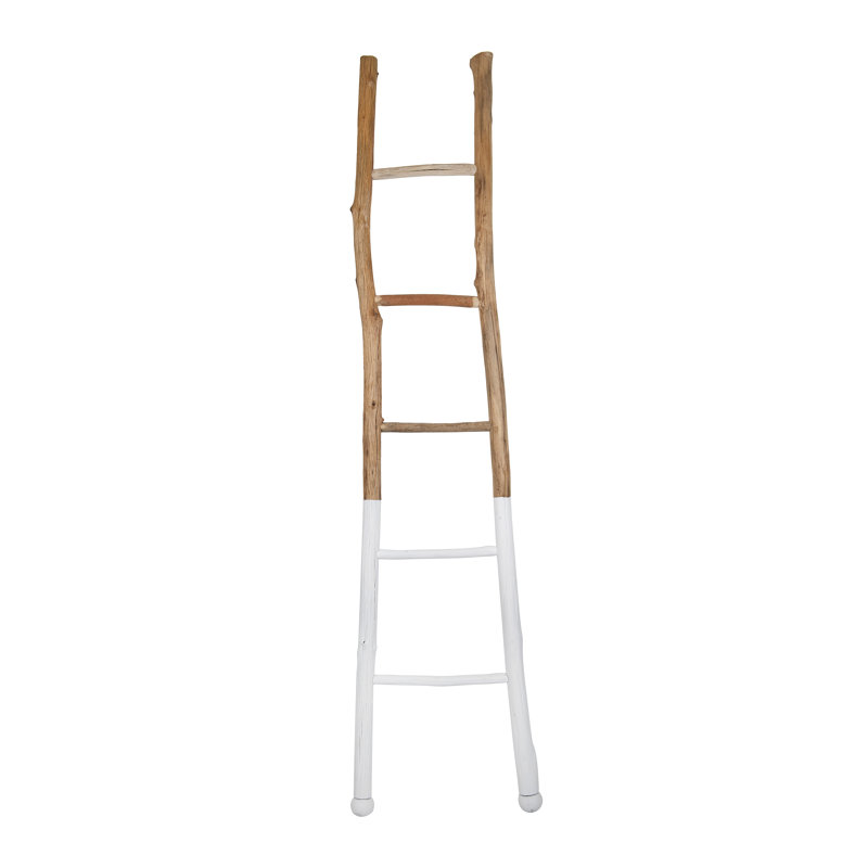 Blanket Ladder, White & Natural