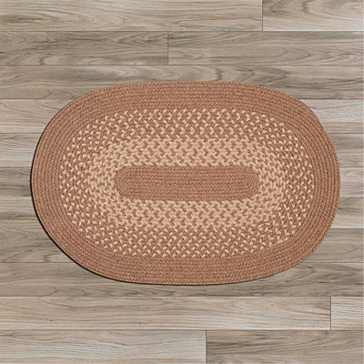 Wingo Wool Blend Reversible Area Rug - Taupe