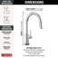 Robinet de cuisine Trinsic VoiceIQ avec technologie Touch2O sans contact-95125902