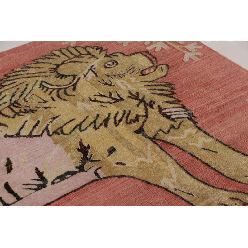 Modern Classics Handmade Silk and Wool Area Rug