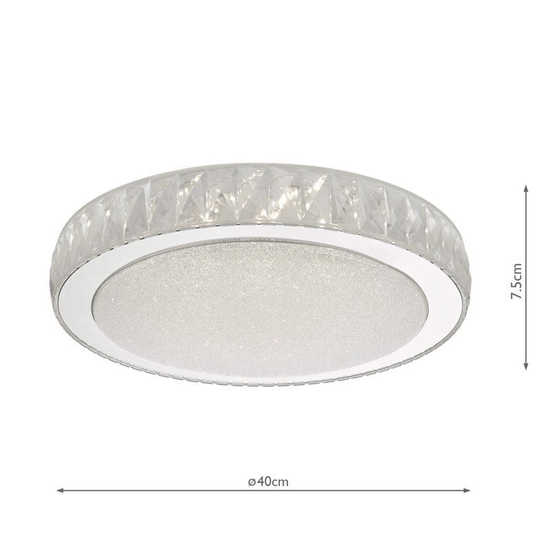 Abbottson Plastic LED Flush Mount