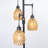 Farmhouse Boho Rattan Floor Lamp - 70'' Dimmable Standing Lamp with Handmade Rattan Cage Shade