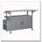 Foldable Outdoor Kitchen Island Patio Mobile Kitchen Cart Portable Outdoor Cooking Island with Lockable Wheels-124797741
