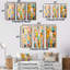 «Nursery Colorful Animal Pattern I», ensemble de 3 reproductions d'art sur toile-995267147-995267149