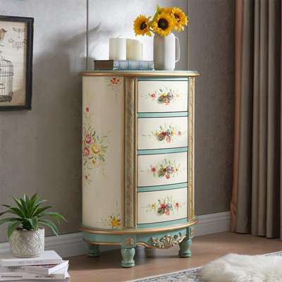 Commode d'appoint en bois massif