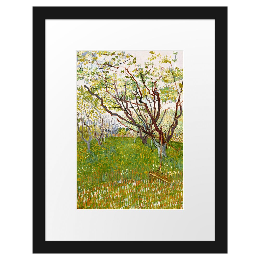 Gerahmter Kunstdruck The Flowering Orchard von Vincent Van Gogh