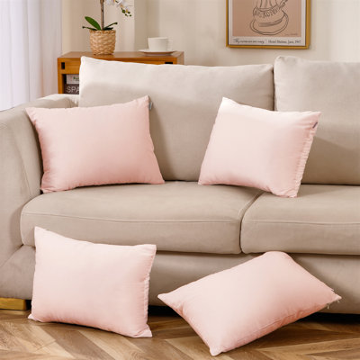 Plain Velvet Collection Velvet Pillow Cover