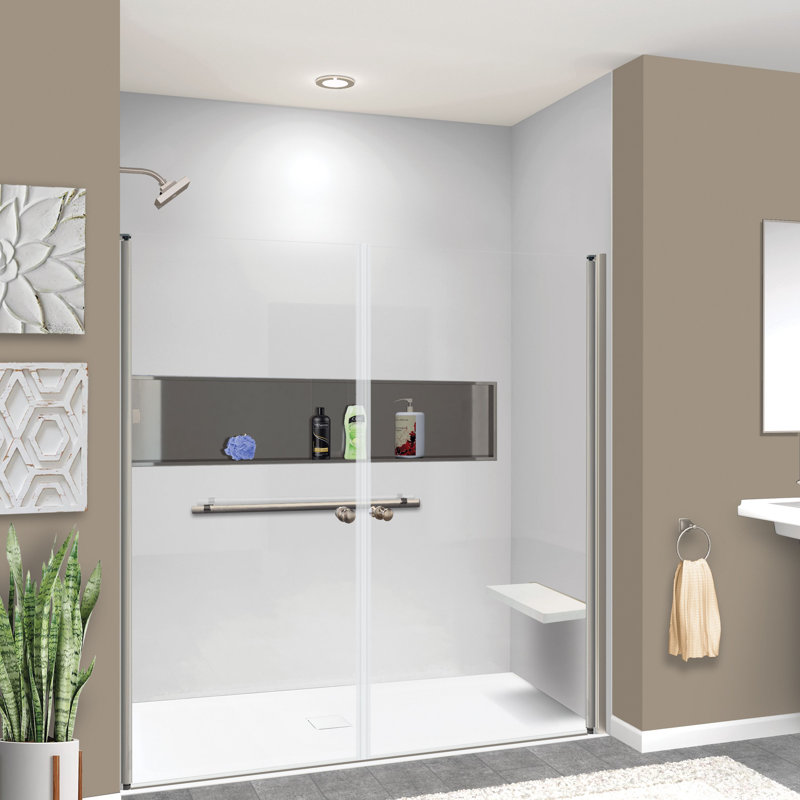 Lyna - l x H 70 avec porte, Argenté