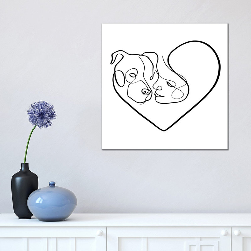 Inseparable by Dane Khy - Wrapped Canvas Gallery-Wrapped Canvas Giclée, 45.72 cm H x 45.72 cm W