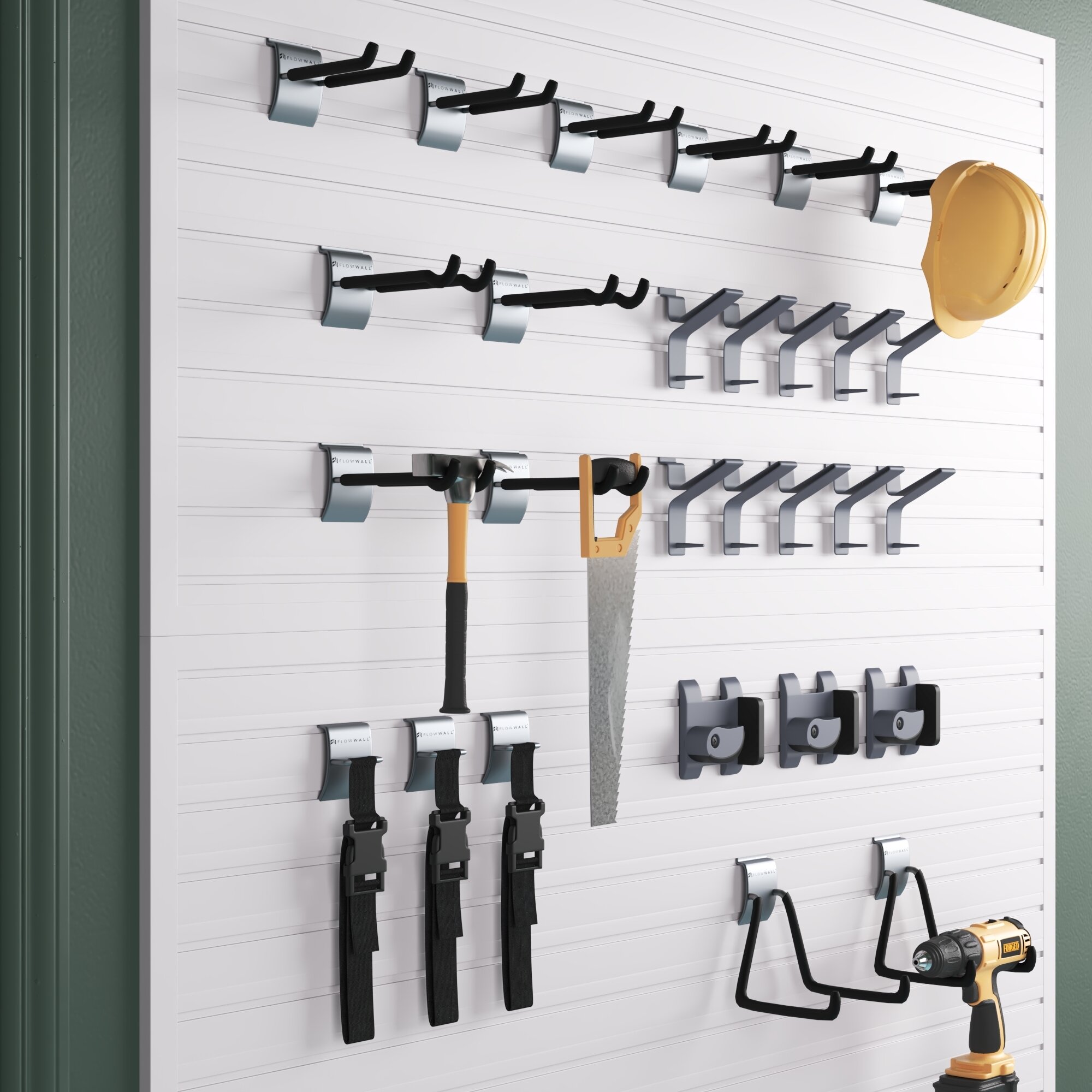 FastTrack Garage Wall Panel Accessory Kit (13-Piece)