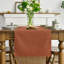 Rusty Orange Autumn Table Runner 40x180 cm | Seasonal Fall Machine Washable Kitchen Dining Table Decoration for Home Party Decor-135295862