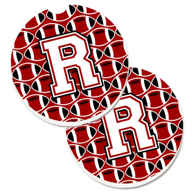 Ceramic Round 2 Piece Car Coaster Set