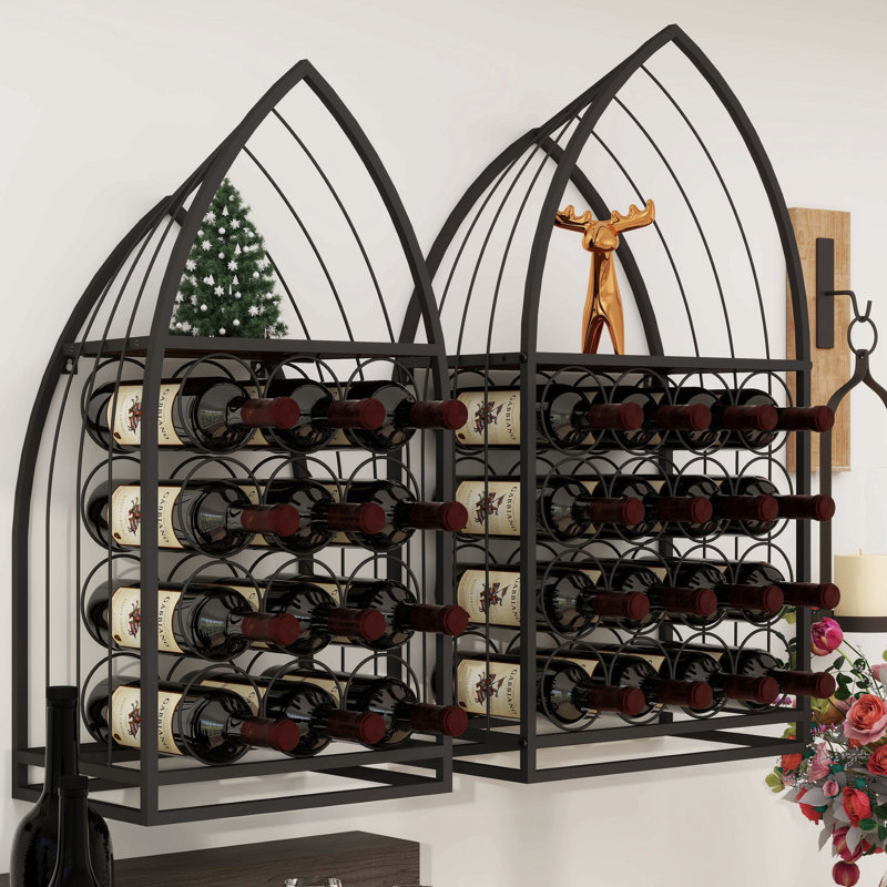 Armoire à vin en forme de voilier, présentoir 2 pièces, armoire à vin autoportante avec rangement pour bouteilles, bar à spiritueux et à vin, cuisine, salle à manger