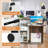 Front Reception Office Desk With Open Shelf And Lockable Drawer-1656134096