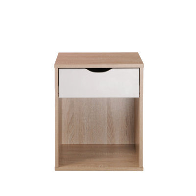 Wilkens 40cm W Manufactured Wood Bedside Table