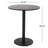 Outdoor Bistro In Matte Black Iron, Suiting Different Decor Styles Modern Backyard Iron With A Stable Structure