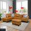Canapé modulaire en L avec repose-pieds Ginger-841953389
