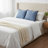 Textured Cotton Throw Pillow Covers / Modern Cushion Covers / Elegant Square Pillow Cases-116395882-116395884-118557127