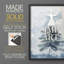 «Christmas Holiday Art CXL III», reproduction d'art encadrée - bois massif-633870385-633870414