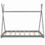 Lit plateforme simple avec structure triangulaire-593217388