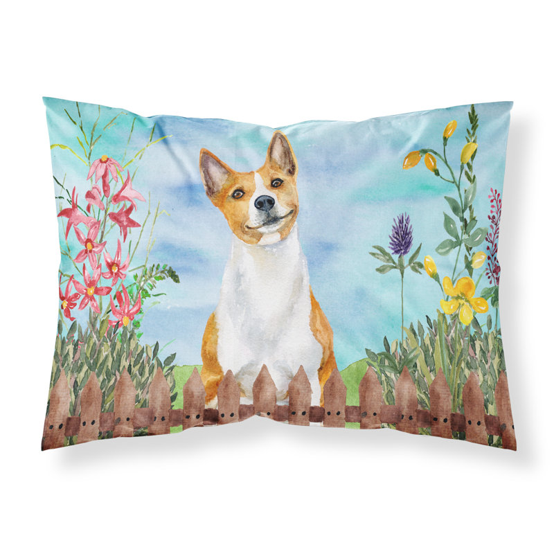 Taie d’oreiller spring, Basenji