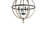 Cavanagh 4 - Light Dimmable Globe Chandelier