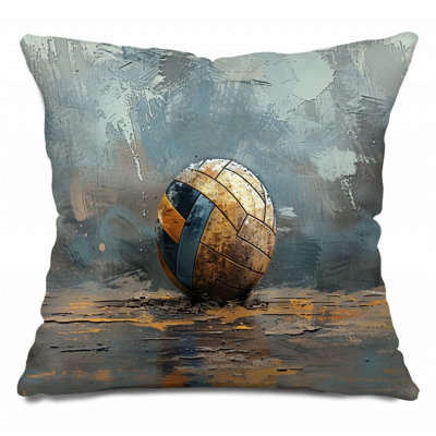 Volleyball Throw Pillow, Sports  Pillows-12358