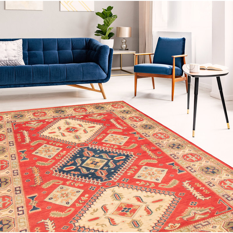 Tapis rouge Finest Ghazni 6 pi 7 po x 9 pi 8 po