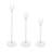 36pcs Tall Acrylic Candlestick Holder Set