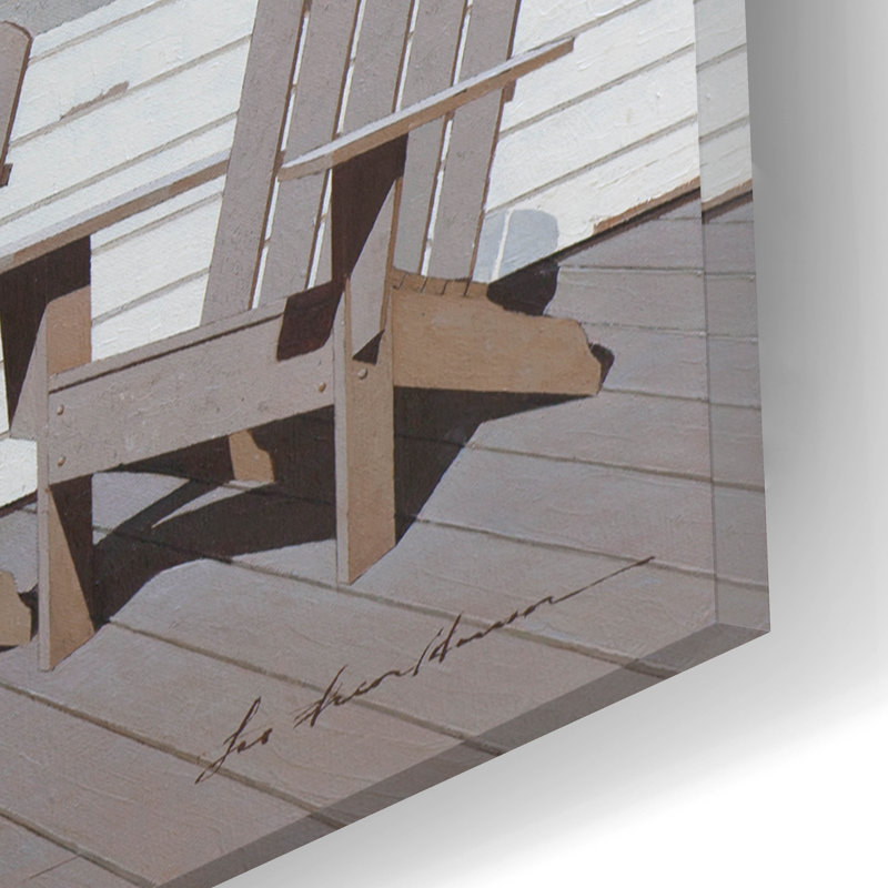 «Beach House 1» par Zhen-Huan Lu, H 12 po x l 16 po x P 0,13 po