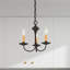 Lustre classique / traditionnel à 3 lumières de style bougie Analogia