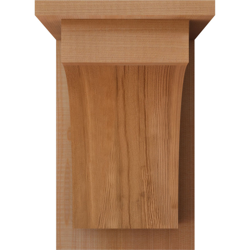 Corbeau Huntington avec plaque arrière, H 12 po x l 7,5 po x P 12 po, Cèdre rouge, Lisse