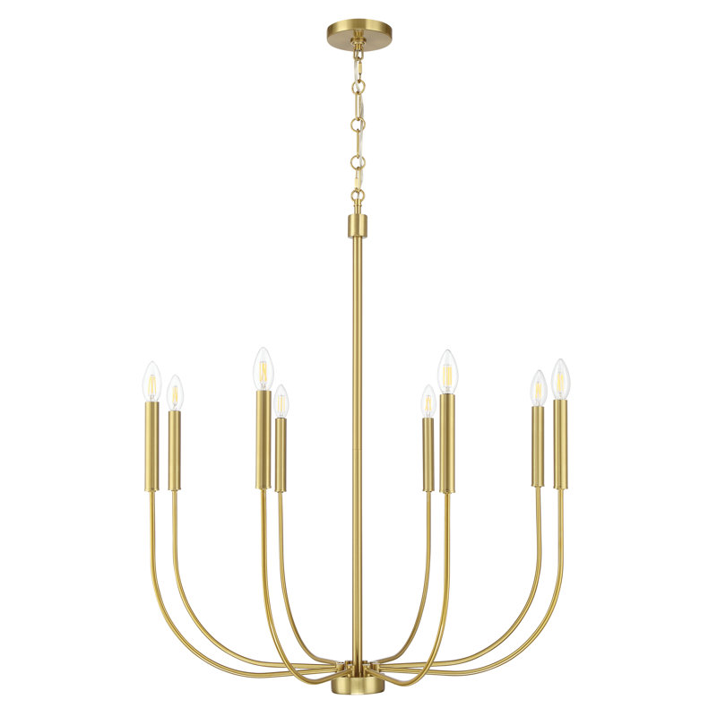 Chandelier, Satin Brass