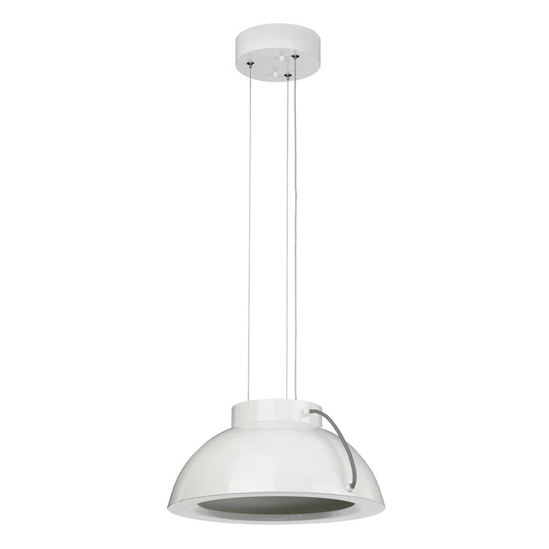 Araby 1 - Light White Painted LED Dome Pendant