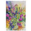 «Mattox Iris Blue and Tulips Too» par Annelein Beukenkamp - reproduction d'art sur toile tendue-30393074