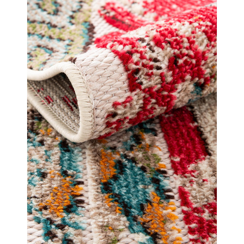 Wrought Studio Sebaa Marelda Indoor/Outdoor Area Rug, Square 7'10"