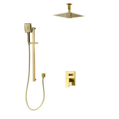 Système de douche 2 voies avec fixation au plafond Madison