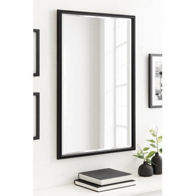 Chayanna Beaded Rectangle Bathroom Wall Mirror